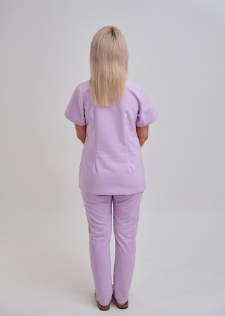 Komplet Medyczny Damski Taliowany Premium Bawełna