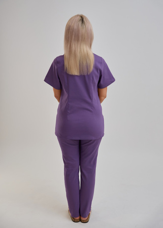 Komplet Medyczny Damski Taliowany Premium Bawełna