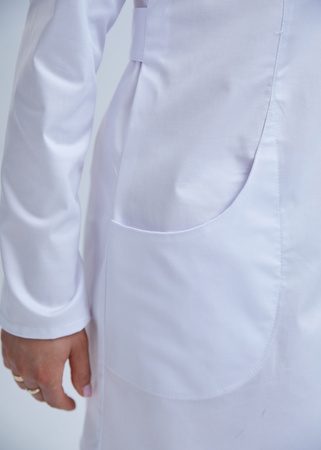 Żakiet Medyczny Damski Długi Rozpinany Stella