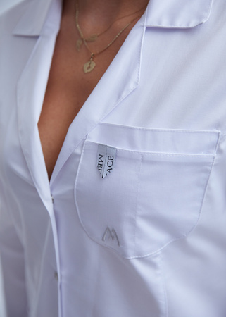 Żakiet Medyczny Damski Długi Rozpinany Stella