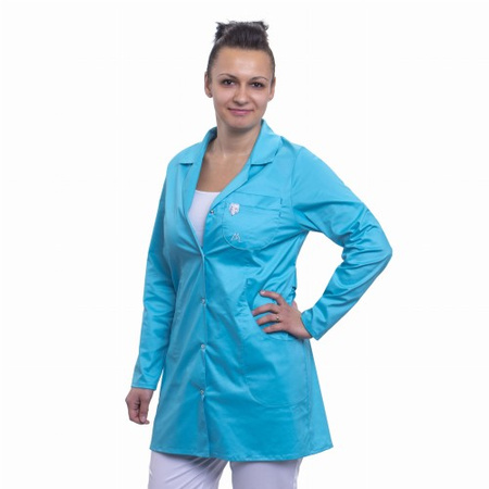 Żakiet Medyczny Damski Długi Rozpinany Stella
